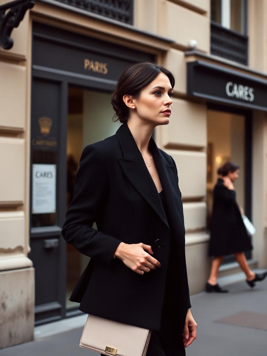 Outside Saint Laurent